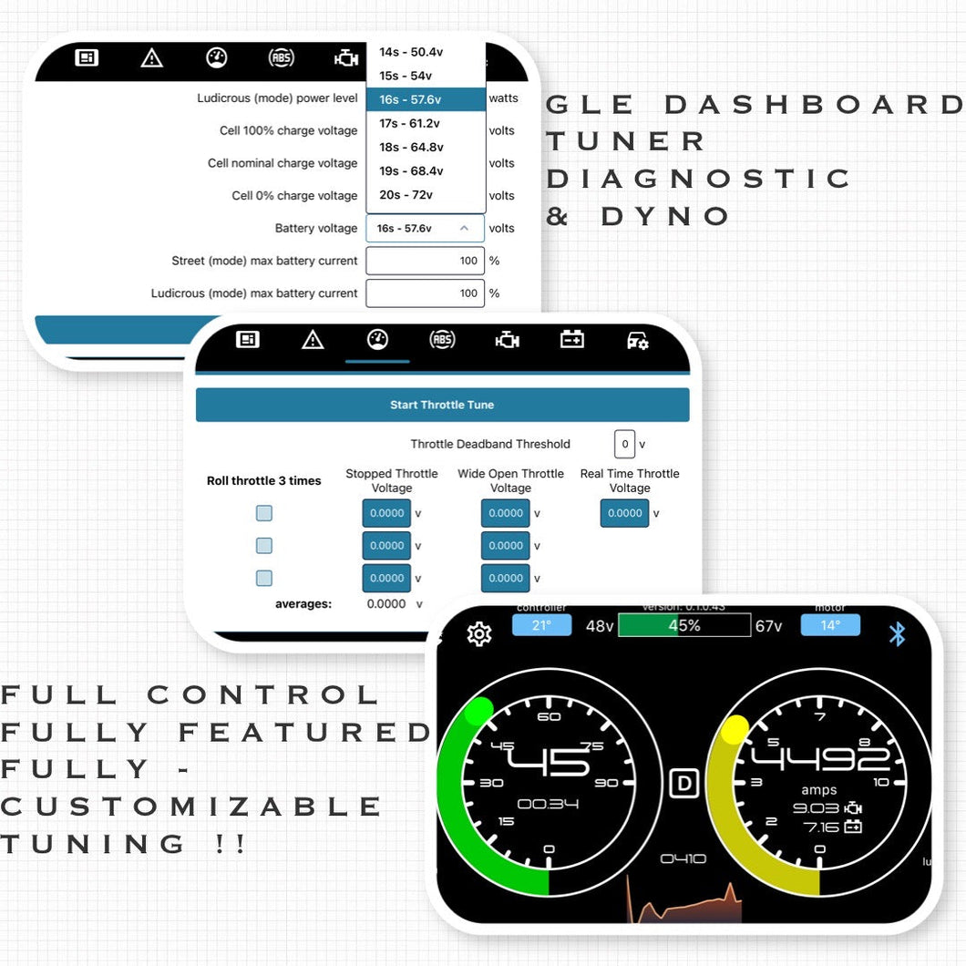 GLE Dashboard Integration & Harness Kit For Talaria